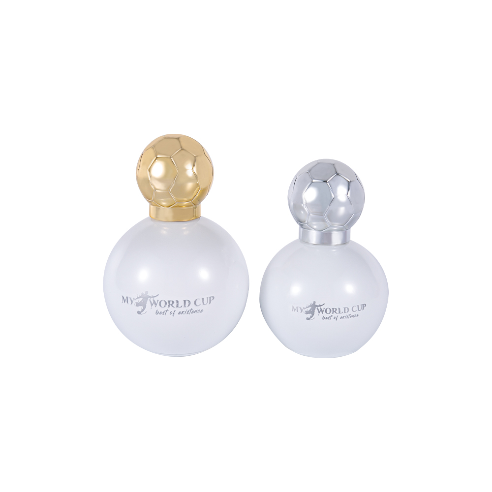 KY337-WJ2530 ขวดน้ำหอมแก้วฟุตบอล 50 มล. พร้อมฝาฟุตบอล